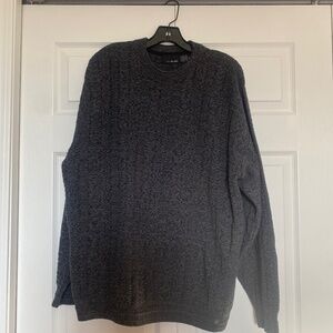 BILL BLASS VINTAGE MENS BLACK LONG SLEEVE SWEATER XL